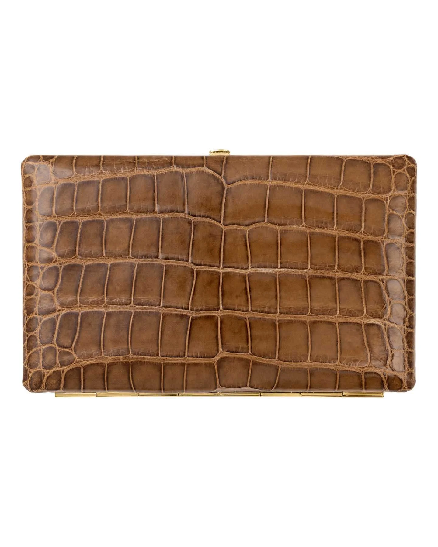 新品 abas クラッチ型ウォレット Cache Wallet in Classic Alligator — Abas